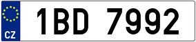 Truck License Plate